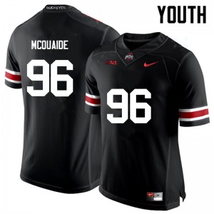 Youth Jake McQuaide Black Ohio State Football #96 Jersey 994127-547