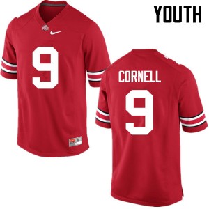 Youth Jashon Cornell Red Ohio State Football #9 Jersey 581159-783