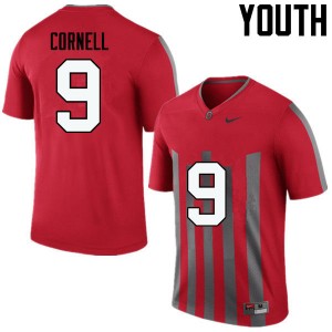 Youth Jashon Cornell Throwback OSU Football #9 Jersey 644220-462