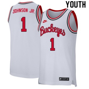 Youth Jimmy Sotos Retro White OSU Basketball #1 Jersey 548709-675