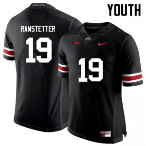 Youth Joe Ramstetter Black Ohio State Football #19 Jersey 822994-142
