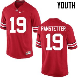 Youth Joe Ramstetter Red Ohio State Football #19 Jersey 826805-604