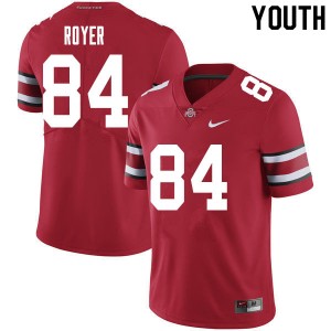 Youth Joe Royer Red Ohio State Football #84 Jersey 139951-215