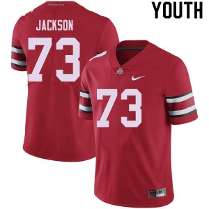 Youth Jonah Jackson Red Ohio State Buckeyes Football #73 Jersey 857923-570