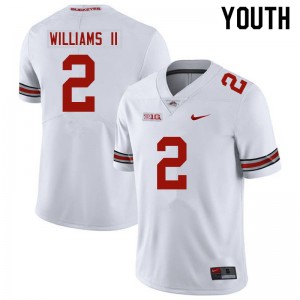 Youth Kourt Williams II White OSU Football #2 Jersey 599695-341