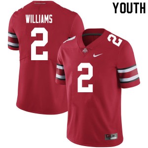 Youth Kourt Williams Red OSU Buckeyes Football #2 Jersey 445480-493