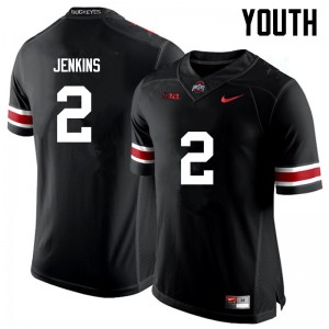 Youth Malcolm Jenkins Black Ohio State Football #2 Jersey 720040-743
