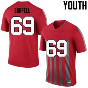 Youth Matthew Burrell Throwback OSU Football #69 Jersey 422973-831