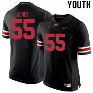 Youth Matthew Jones Blackout OSU Buckeyes Football #55 Jersey 378247-614