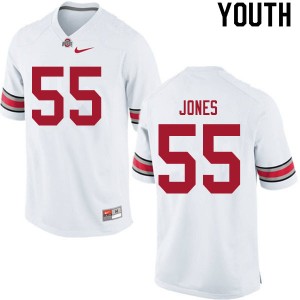 Youth Matthew Jones White OSU Football #55 Jersey 836479-855