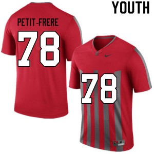 Youth Nicholas Petit-Frere Retro Ohio State Football #78 Jersey 948480-765