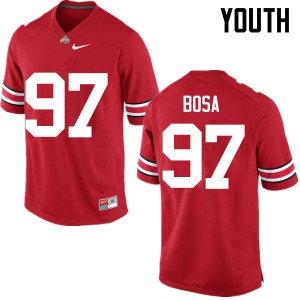 Youth Nick Bosa Red OSU Buckeyes Football #97 Jersey 238328-798