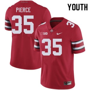 Youth Payton Pierce Red Ohio State Football #35 Jersey 894990-976