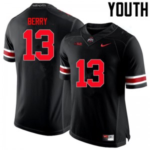 Youth Rashod Berry Black OSU Football #13 Jersey 917881-720