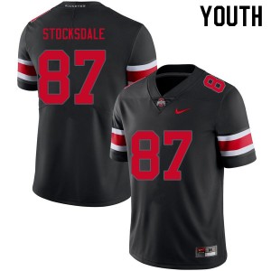 Youth Reis Stocksdale Blackout OSU Football #87 Jersey 784079-629