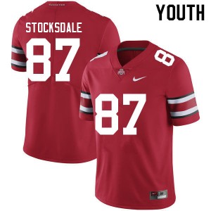 Youth Reis Stocksdale Red Ohio State Football #87 Jersey 265685-281