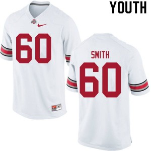 Youth Ryan Smith White Ohio State Buckeyes Football #60 Jersey 672670-113