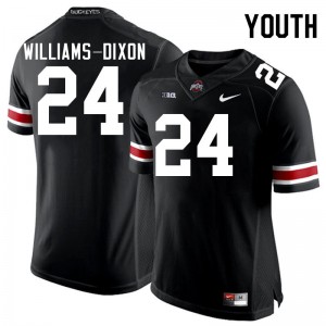 Youth Sam Williams-Dixon Black Ohio State Football #24 Jersey 466373-938