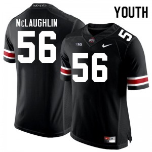 Youth Seth McLaughlin Black OSU Buckeyes Football #56 Jersey 156222-832