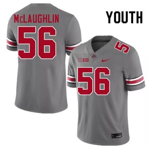 Youth Seth McLaughlin Grey Ohio State Buckeyes Football #56 Jersey 909029-664