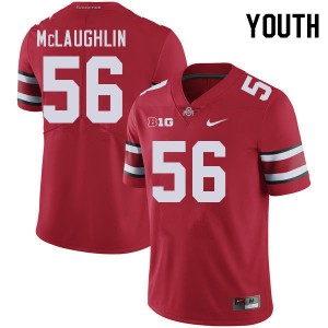 Youth Seth McLaughlin Red Ohio State Football #56 Jersey 747915-883