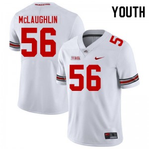 Youth Seth McLaughlin White OSU Football #56 Jersey 998213-507