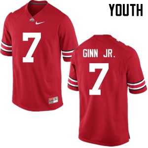 Youth Ted Ginn Jr. Red Ohio State Football #7 Jersey 282144-174