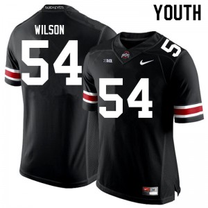 Youth Toby Wilson Black Ohio State Football #54 Jersey 183187-190