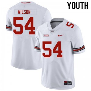 Youth Toby Wilson White Ohio State Football #54 Jersey 791151-798