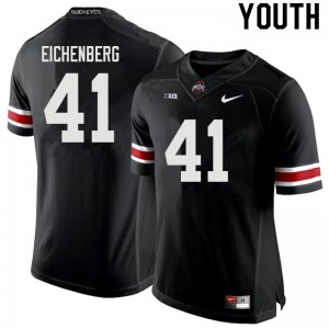 Youth Tommy Eichenberg Black Ohio State Football #41 Jersey 791652-438