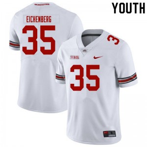 Youth Tommy Eichenberg White OSU Football #35 Jersey 156772-773