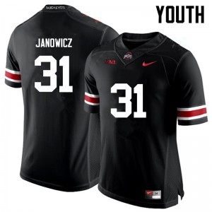 Youth Vic Janowicz Black Ohio State Football #31 Jersey 302801-198
