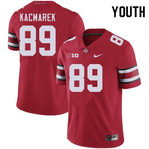 Youth Will Kacmarek Red Ohio State Buckeyes Football #89 Jersey 963817-752