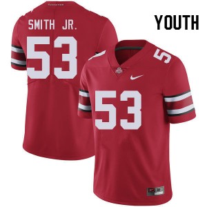 Youth Will Smith Jr. Red OSU Football #53 Jersey 213118-982