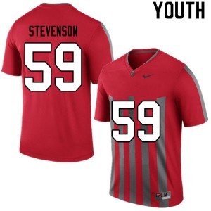 Youth Zach Stevenson Retro OSU Football #59 Jersey 452439-360