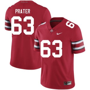 Men Zach Prater Red OSU Buckeyes Football #63 Jersey 648448-962