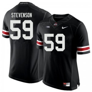 Men Zach Stevenson Black OSU Football #59 Jersey 264653-760