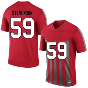 Men Zach Stevenson Retro Ohio State Football #59 Jersey 657941-632