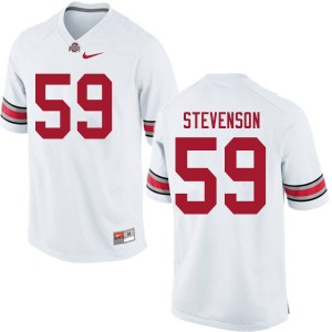 Men Zach Stevenson White Ohio State Buckeyes Football #59 Jersey 950471-113