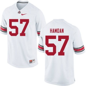 Men Zaid Hamdan White OSU Football #57 Jersey 162067-677