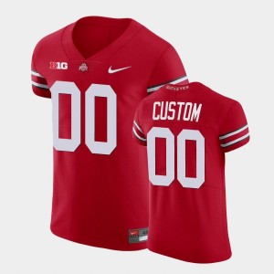 Men Custom Scarlet Ohio State Football #00 Jersey 918688-867